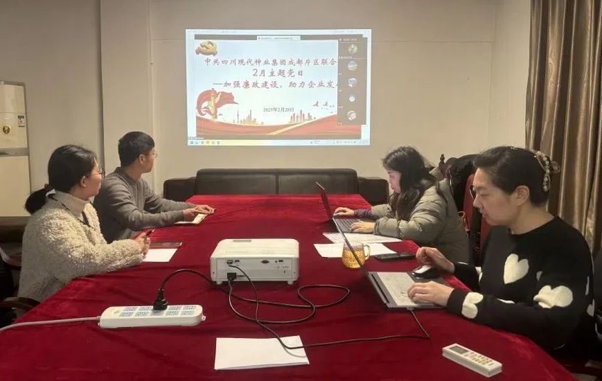 成都片区联合党支部组织开展 “加强廉政建设，助力企业发展”主题党日活动